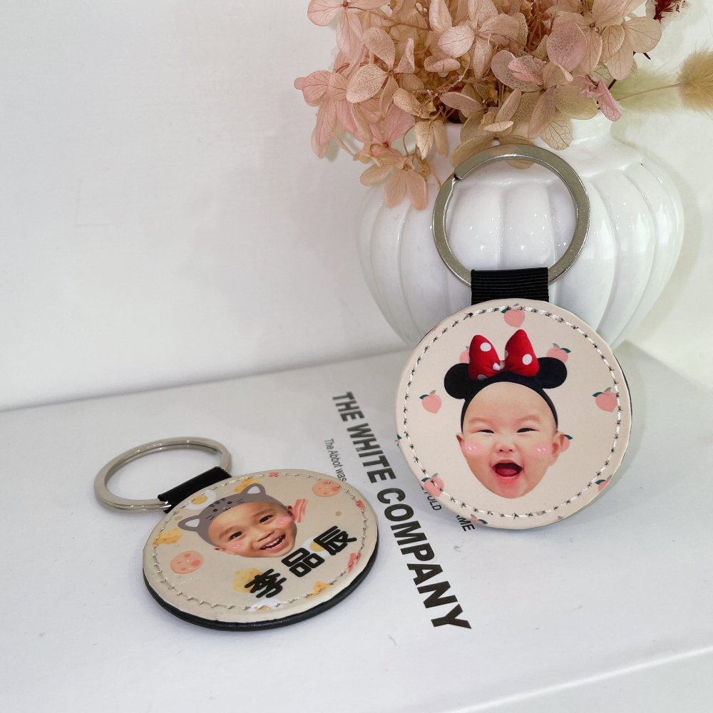 ⚠️8/28晚上九點結單⚠️寶寶客製化｜皮革鑰匙圈-細節圖3