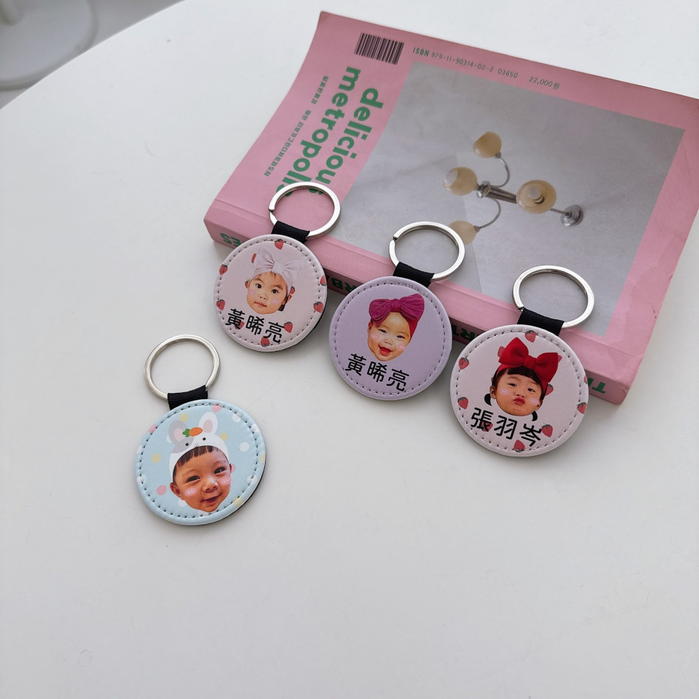 ⚠️8/28晚上九點結單⚠️寶寶客製化｜皮革鑰匙圈-細節圖6