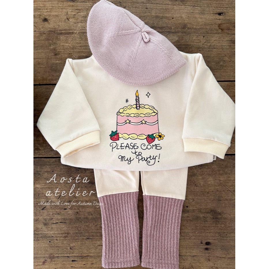 🇰🇷韓國童裝｜2025秋款🍂AOSTA針織撞色拼接內搭褲-細節圖6