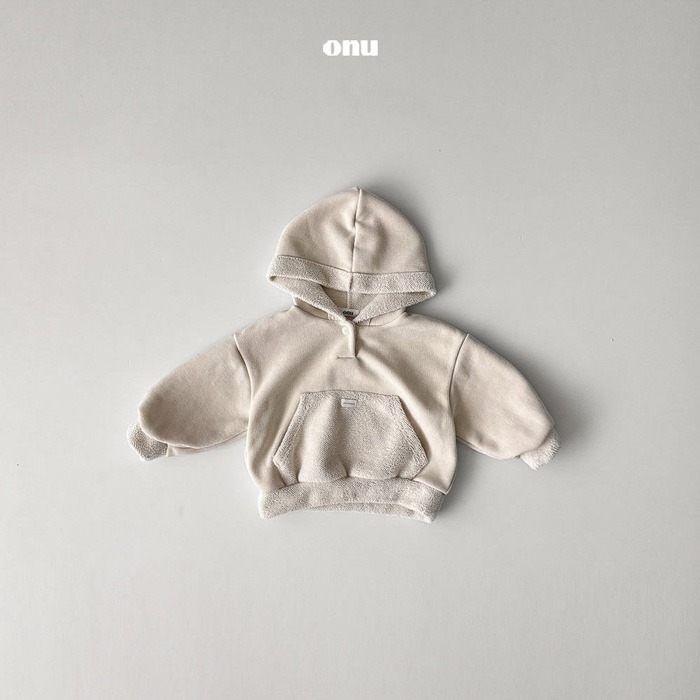 🇰🇷韓國童裝｜2025冬款❄️onu內刷毛連帽上衣-細節圖3