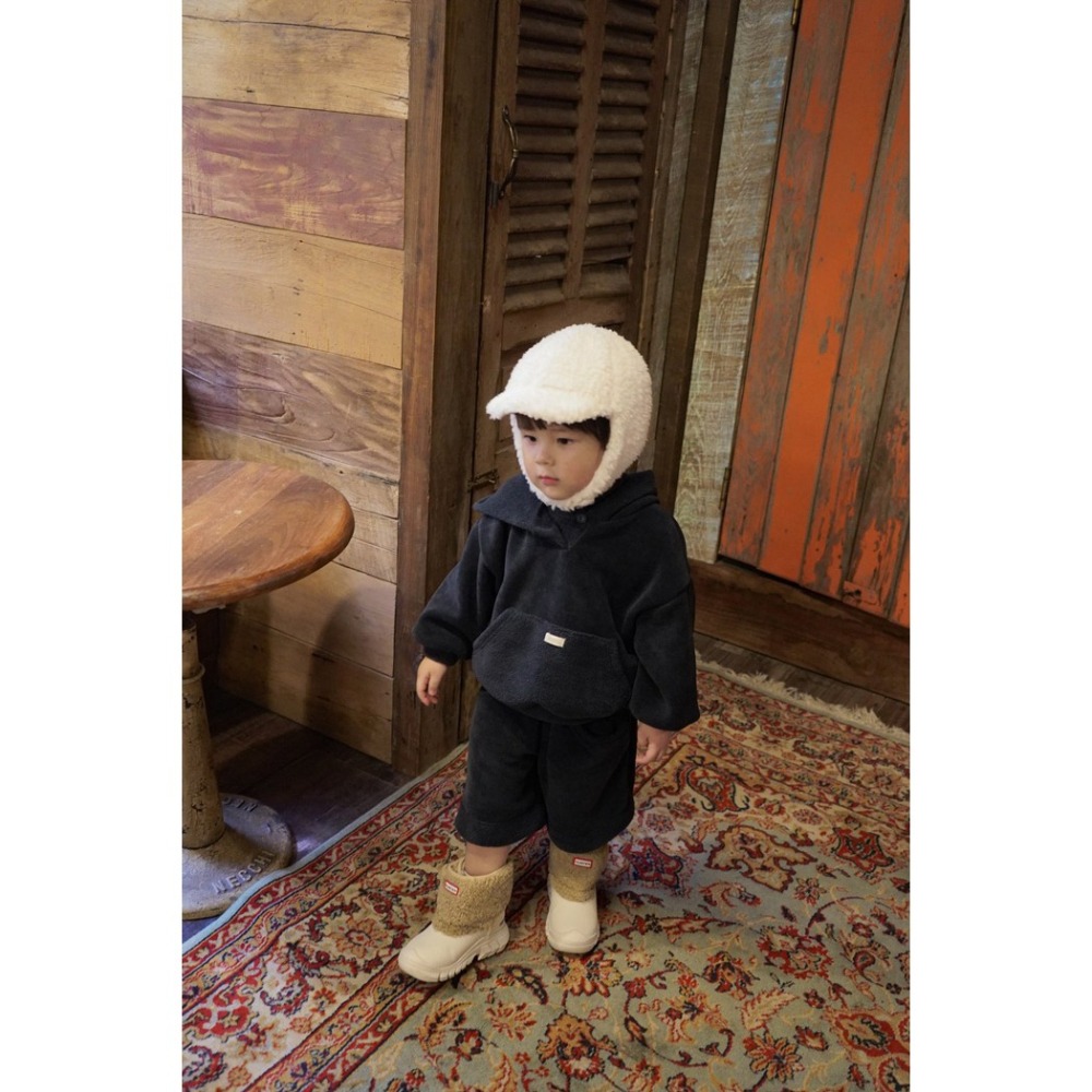 🇰🇷韓國童裝｜2025冬款❄️onu內刷毛連帽上衣-細節圖5