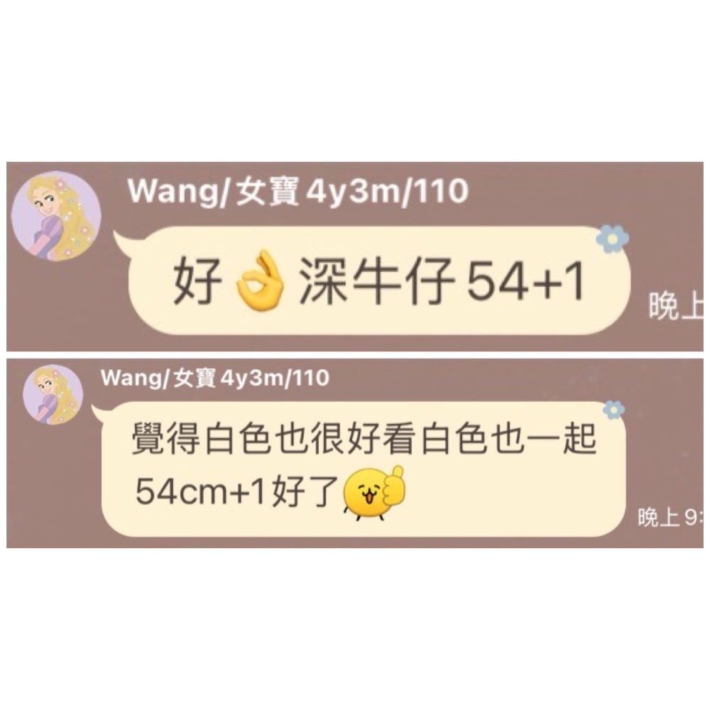 @Wang/女寶4y3m/110  $792*2=$1584-細節圖2