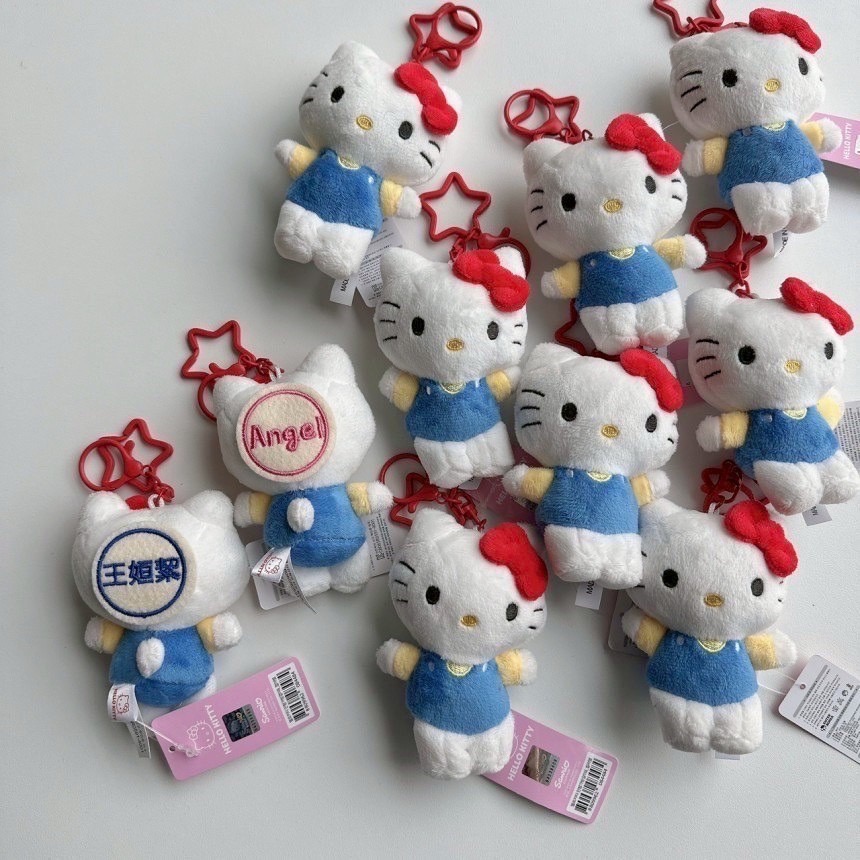 𝟓/𝟐𝟒 𝟐𝟎:𝟎𝟎結單🇰🇷韓國｜正版三麗鷗(星星掛鉤⭐)客製化刺繡姓名吊飾-細節圖4
