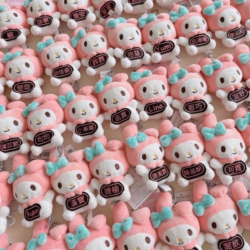 𝟓/𝟐𝟒 𝟐𝟎:𝟎𝟎結單🇰🇷韓國｜正版彩色三麗鷗客製化刺繡姓名吊飾-規格圖5