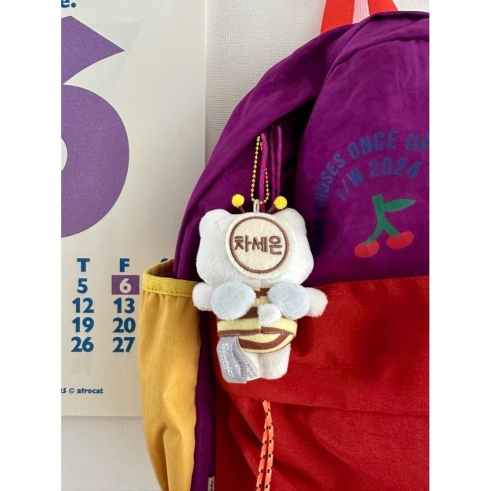 𝟓/𝟐𝟒 𝟐𝟎:𝟎𝟎結單🇰🇷韓國｜正版三麗鷗( 蜜蜂系列🐝)客製化刺繡姓名吊飾-細節圖6