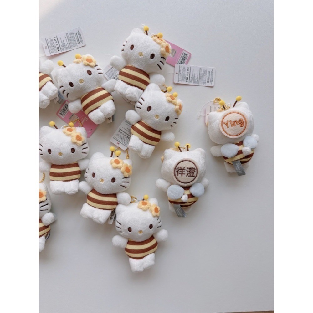 𝟓/𝟐𝟒 𝟐𝟎:𝟎𝟎結單🇰🇷韓國｜正版三麗鷗( 蜜蜂系列🐝)客製化刺繡姓名吊飾-規格圖7