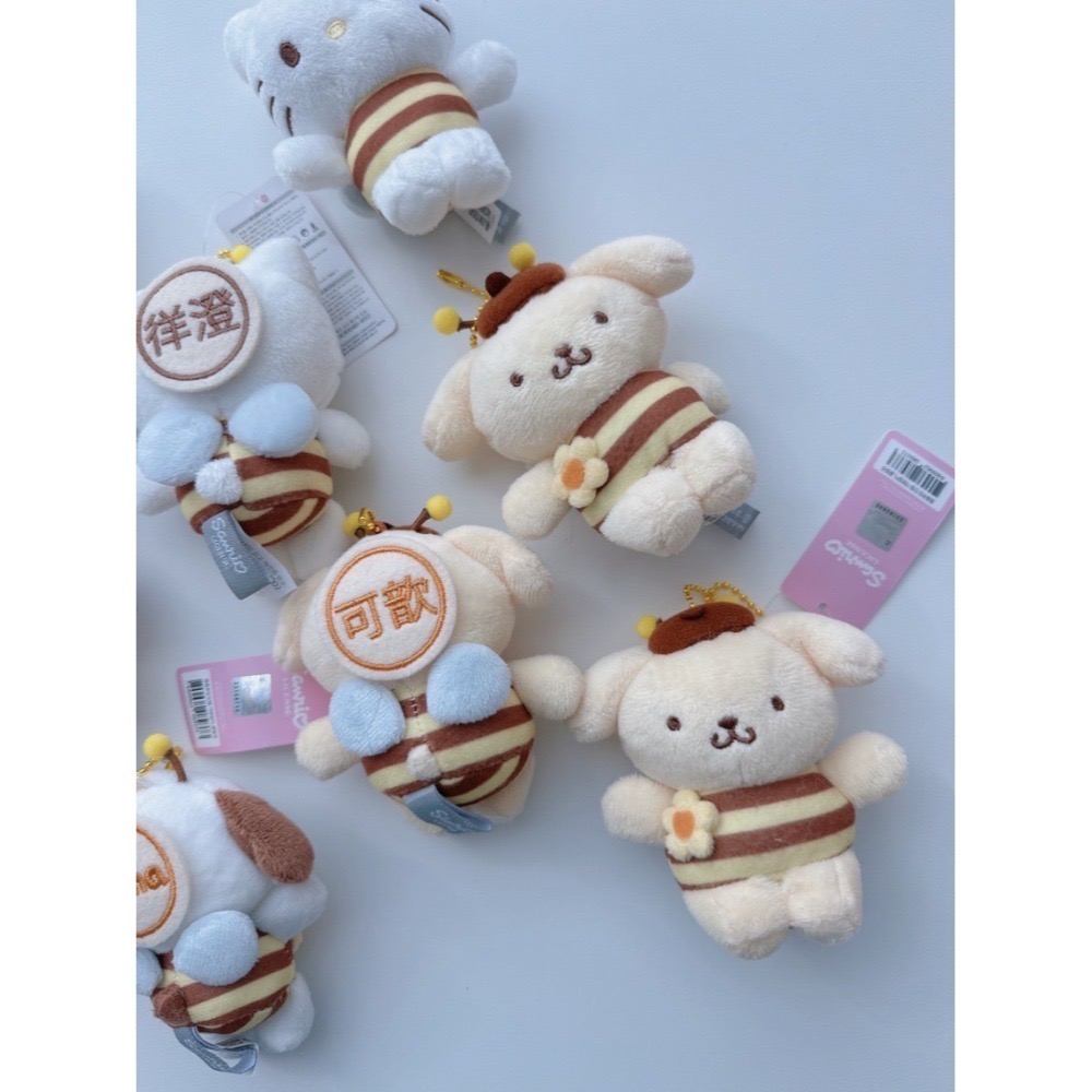 𝟓/𝟐𝟒 𝟐𝟎:𝟎𝟎結單🇰🇷韓國｜正版三麗鷗( 蜜蜂系列🐝)客製化刺繡姓名吊飾-規格圖7