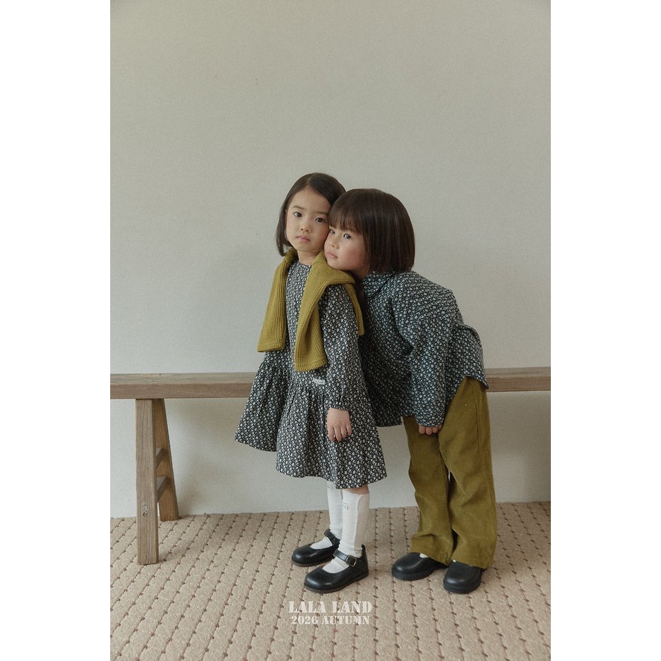 🇰🇷韓國童裝｜2026秋款🍂LALALAND布魯明長版襯衫 / 罩衫洋裝-細節圖11