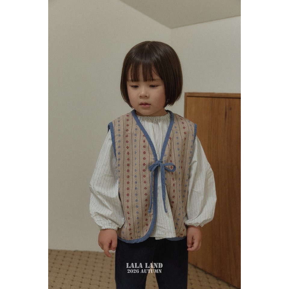 🇰🇷韓國童裝｜2026秋款🍂LALALAND雙面背心-細節圖4