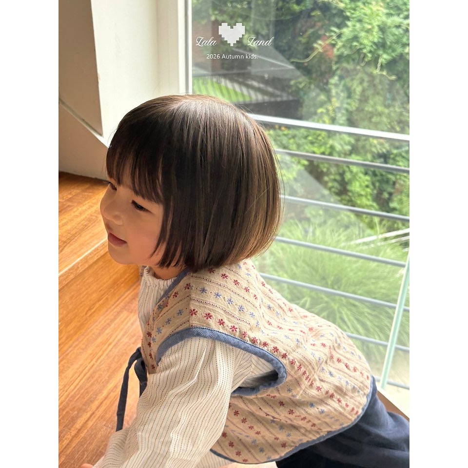 🇰🇷韓國童裝｜2026秋款🍂LALALAND雙面背心-細節圖6