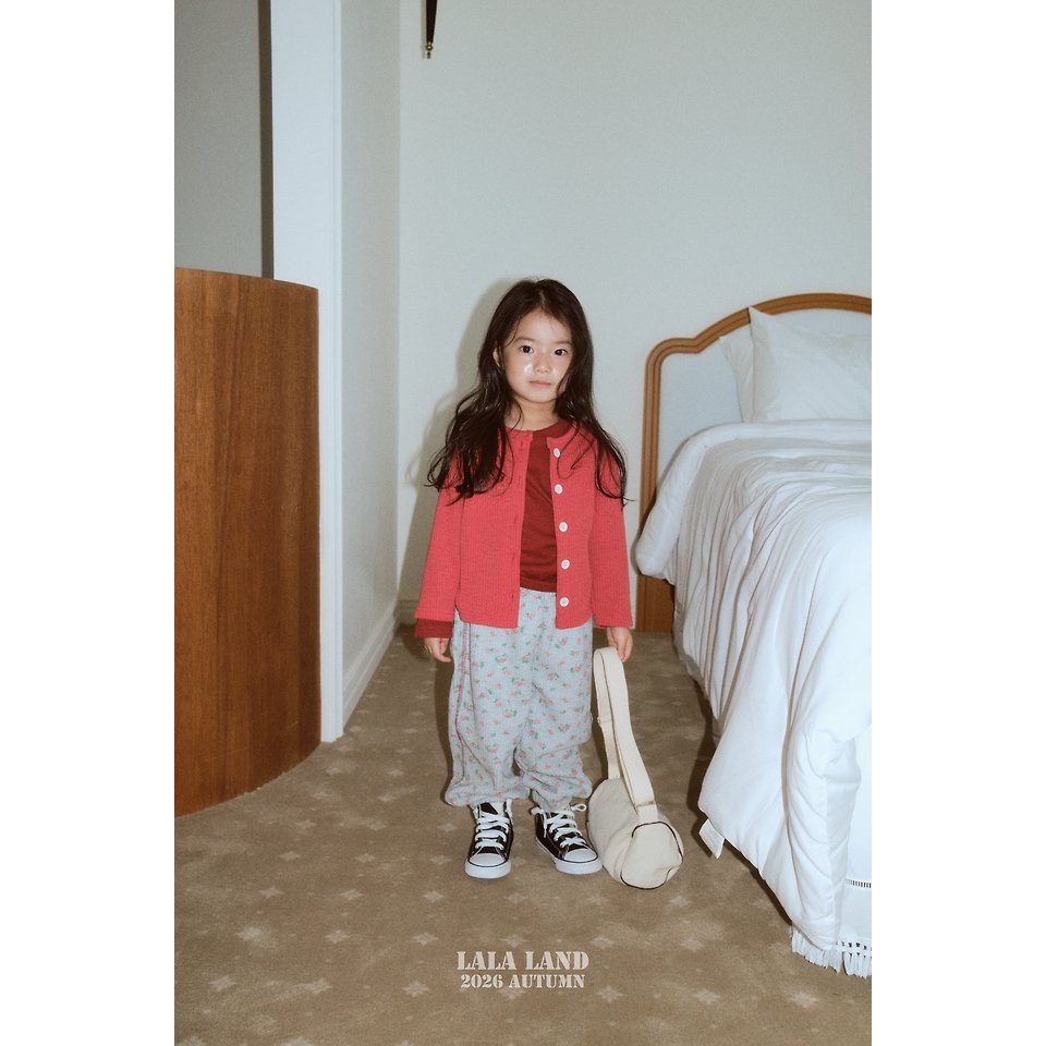 🇰🇷韓國童裝｜2026秋款🍂LALALAND阿爾法羅紋針織外套-細節圖2