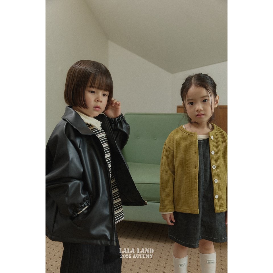 🇰🇷韓國童裝｜2026秋款🍂LALALAND卡洛斯皮革外套-細節圖5