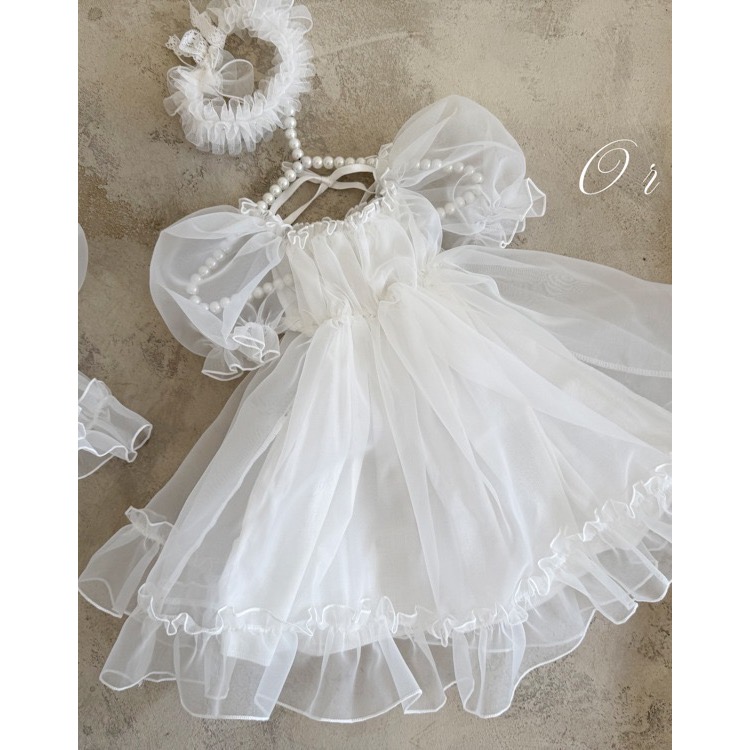 【現貨M(90~100cm)(12~15kg】🇰🇷韓國童裝 Oren Hibybebe 生日洋裝 紗裙 花童 畢業-細節圖7