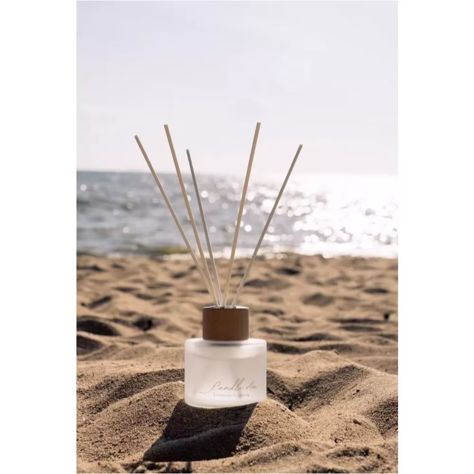 溫暖木蓋質感擴香瓶 居家擴香𓆸泰國職人溫度手作│ 泰國純手工製作 居家香氛 泰國代購 泰國文青選物-細節圖2