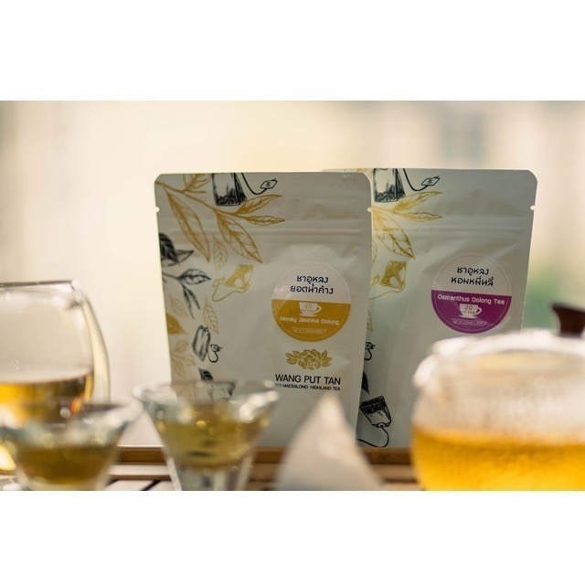 泰國清萊 桂花烏龍茶⋄蜂蜜茉莉烏龍茶 冷泡熱泡茶包 玉米皮三角茶包20入-細節圖5