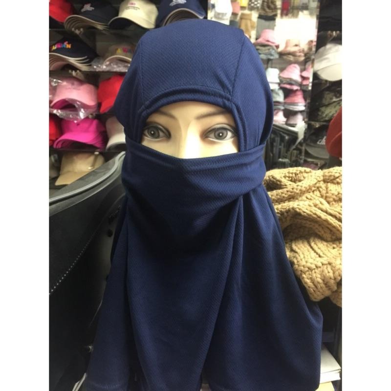 透氣T頭套帽 覆面防曬帽套  覆面 防曬帽套 蒙面帽  防曬 吸濕 排汗 防曬-細節圖2