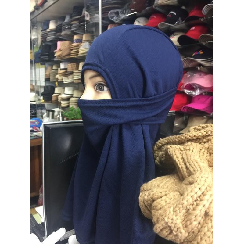 透氣T頭套帽 覆面防曬帽套  覆面 防曬帽套 蒙面帽  防曬 吸濕 排汗 防曬-細節圖3