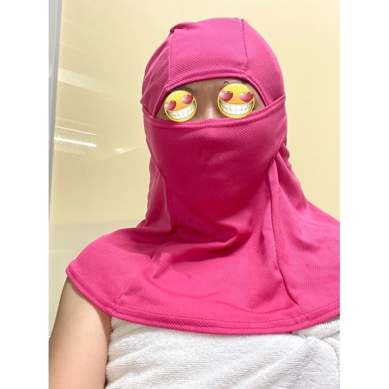 透氣T頭套帽 覆面防曬帽套  覆面 防曬帽套 蒙面帽  防曬 吸濕 排汗 防曬-細節圖7