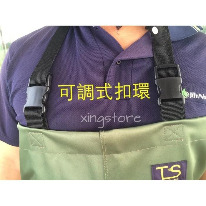 台興牌 青蛙裝 正版現貨 有發票 強韌防水褲 涉水褲 連身雨褲 海膠防水褲 魚塭 溯溪 釣魚 適用於任何需要防水的環境-細節圖3