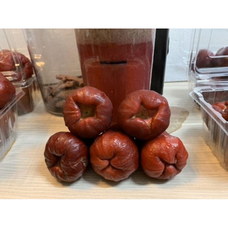 蓮霧 蓮霧原汁 蓮霧冰沙 鮮搾蓮霧冰 蓮霧冰 不加一滴水慢磨而成-細節圖2