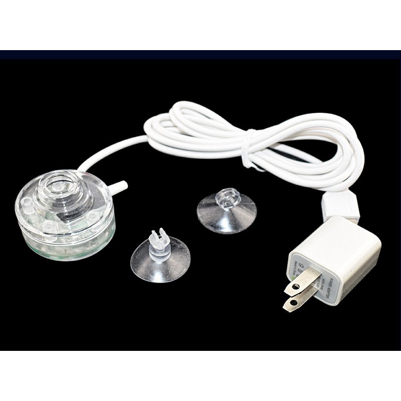 LED氣泡燈 打氣燈 魚缸彩燈 led七彩變色燈 水族箱水中燈 魚缸燈光照明 防水氣泡增氧-細節圖3