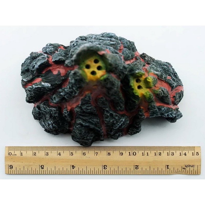 水族造景 假火山 火山山洞 火山爆發 空氣幫浦 氣泡打氣 氣泡石 小火山 大火山-細節圖5