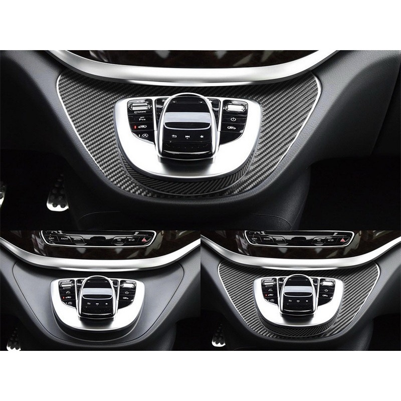 真碳纖維紋 賓士 BENZ W447 V220 V250 V250d 排檔 卡夢 卡夢內裝 檔位貼 碳纖裝-細節圖2