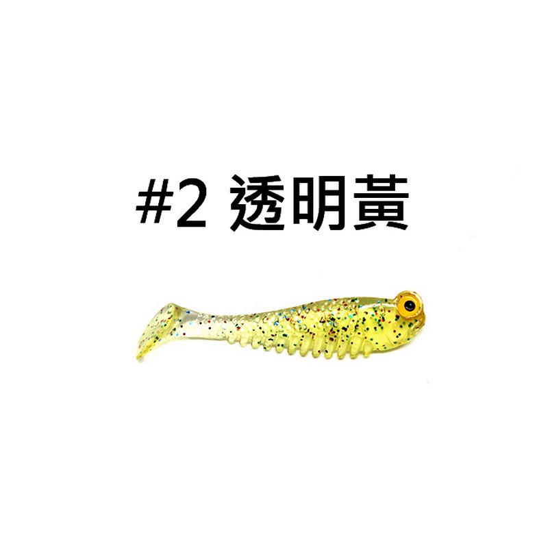 10入 仿真擬餌彩色T尾軟魚(5.5cm1.2g) 彩色路亞軟餌 小彩魚 夜光餌 假餌 侍魂路亞 釣魚軟蟲-細節圖3