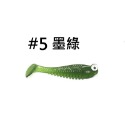 10入 仿真擬餌彩色T尾軟魚(5.5cm1.2g) 彩色路亞軟餌 小彩魚 夜光餌 假餌 侍魂路亞 釣魚軟蟲-規格圖6