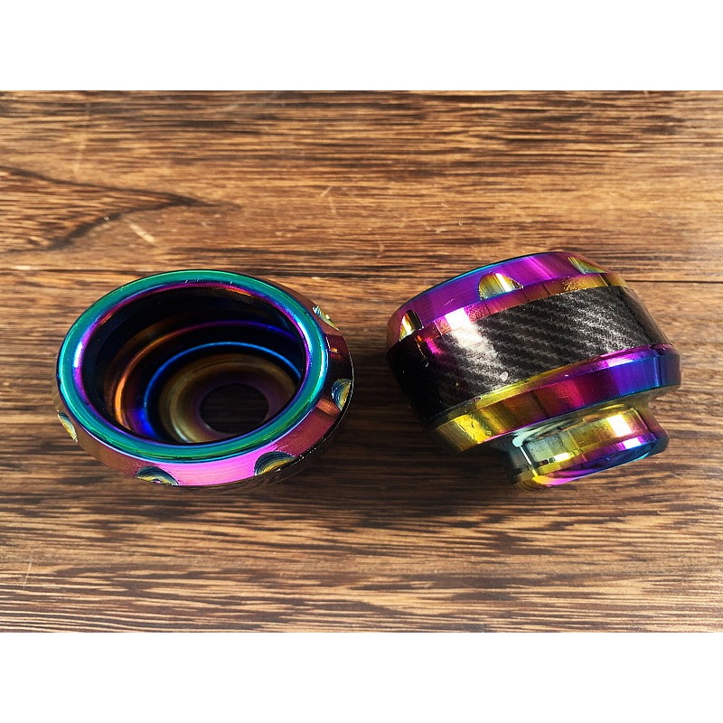 現貨 彩鈦 彩色 碳纖維紋 前叉 防倒球 防摔球 VJR DRG 勁戰 JET-細節圖2