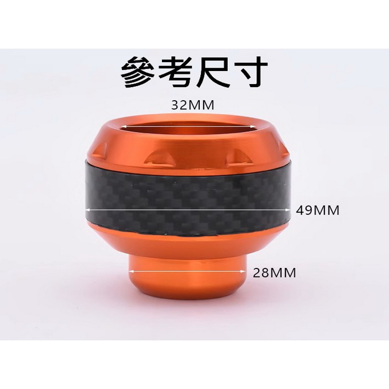 現貨 彩鈦 彩色 碳纖維紋 前叉 防倒球 防摔球 VJR DRG 勁戰 JET-細節圖3