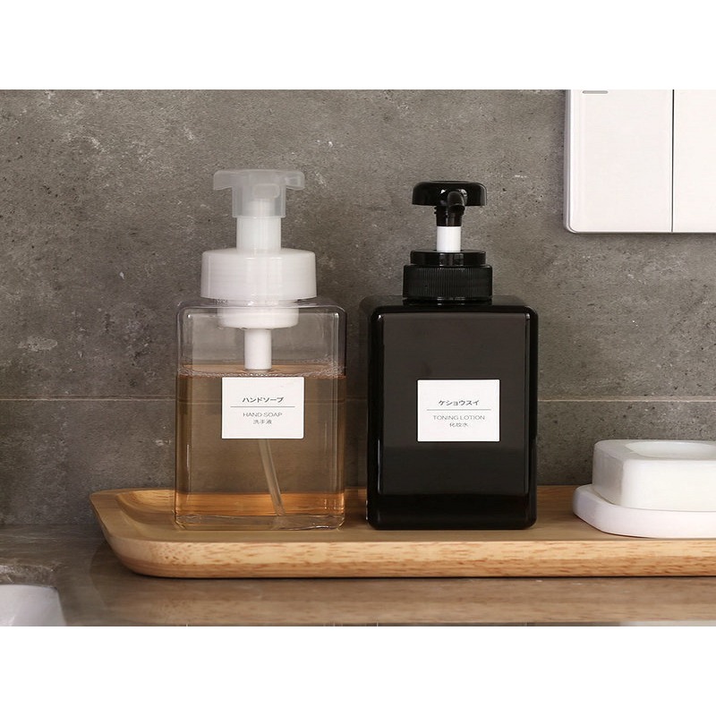 450ML 泡沫瓶 慕斯瓶 洗髮乳分裝瓶 沐浴乳分裝瓶 洗面乳分裝瓶 洗手乳分裝瓶 按壓式分裝瓶 按壓瓶-細節圖2