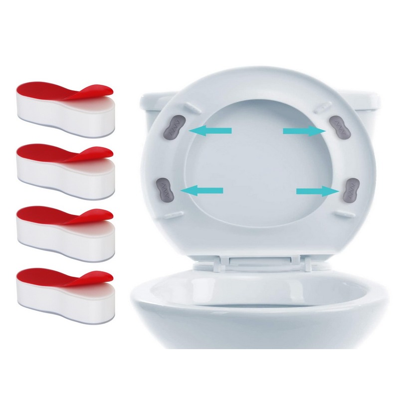 馬桶蓋緩沖墊 馬桶墊片 靜音硅膠 馬桶貼 馬桶蓋防撞 馬桶蓋墊 馬桶靜音墊-細節圖2