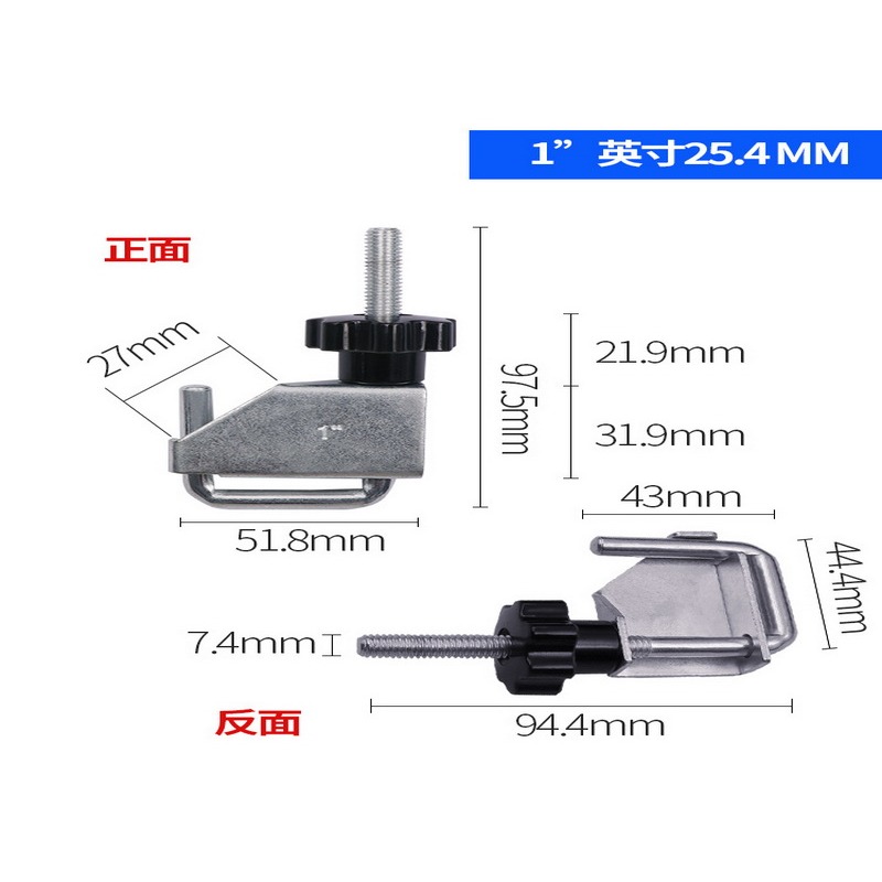 水管鉗 4件套 管束夾鉗組 汽車水管鉗 鋼制油管封口鉗 U型封管鉗 油管夾-細節圖3
