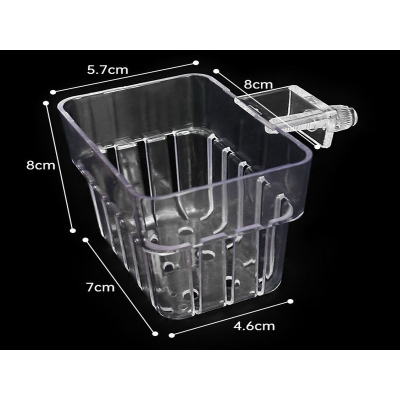 魚缸植物固定盆 定植籃 水培藍 水耕 水培 魚菜共生 無土栽培 園藝 植物固根器 水耕植物 水培固定器-細節圖4