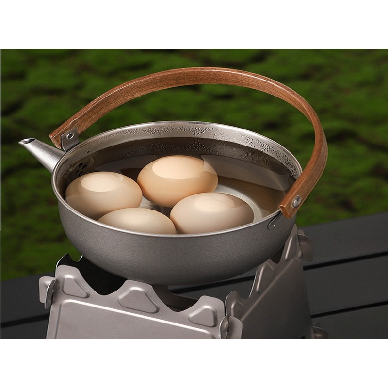 不銹鋼小茶壺 不銹鋼水壺 開水壺 煮水壺 熱水壺 500ML 露營小茶壺 露營茶壺 電磁爐 火爐-細節圖2