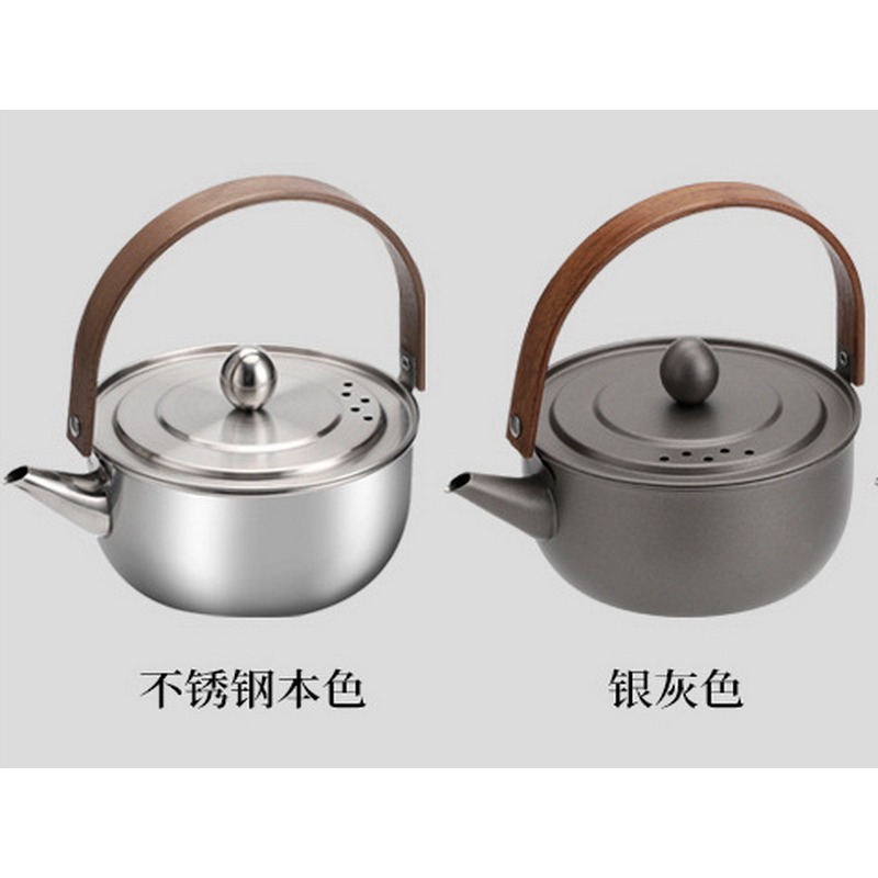 不銹鋼小茶壺 不銹鋼水壺 開水壺 煮水壺 熱水壺 500ML 露營小茶壺 露營茶壺 電磁爐 火爐-細節圖6