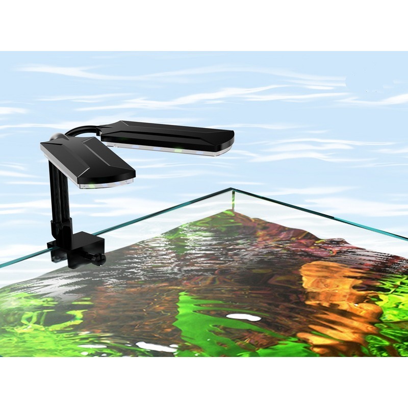 雙LED夾燈 LED魚缸燈 魚缸彩燈 水草燈 水族箱燈 魚缸燈光照明 烏龜燈 夾燈 LED燈-細節圖2