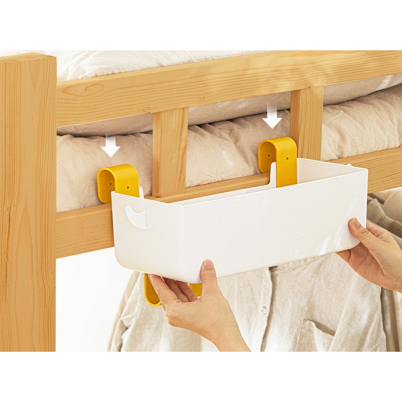 床邊收納籃 床頭收納籃 收納掛籃 手機收納架 桌邊置物架 床邊置物架 窗邊置物架-細節圖3