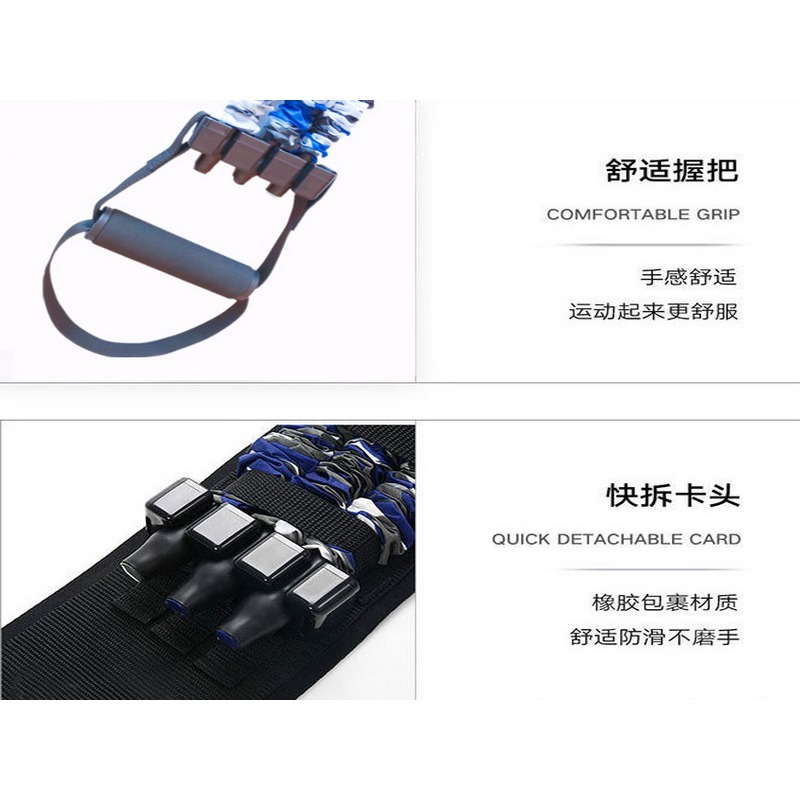 健身彈力拉繩 擴胸器 擴胸拉繩 擴胸拉力器 男士胸肌 彈力繩 健身器材 臂力帶 女開背 拉筋-細節圖2