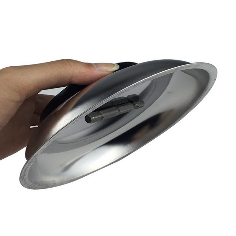 磁性零件盤 6吋 磁力盆 磁鐵碗 工具碗 磁性托盤 零件工具盤 磁鐵盤 螺絲收納盤 吸附力大 圓滑邊緣-細節圖2