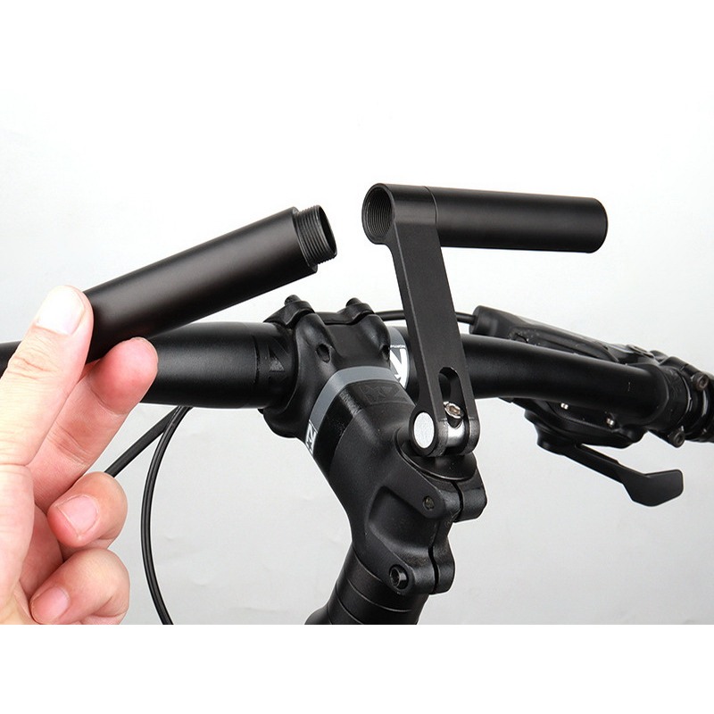 鋁合金龍頭蓋 T型把擴充架 車燈支架 車燈延伸架 龍頭碗組擴充把 擴充座 轉接座 T型延伸架-細節圖2