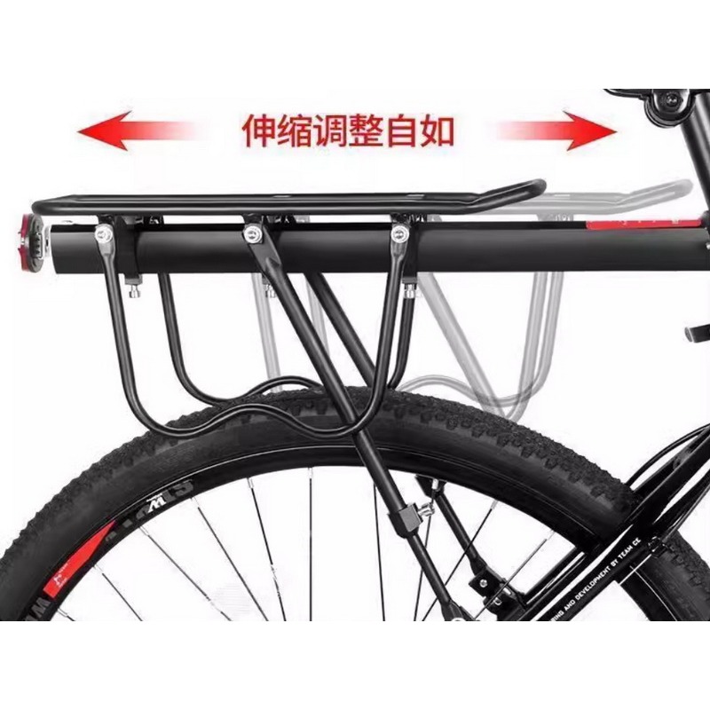 鋁合金貨架 腳踏車貨架 自行車貨架 半快拆式 鋁合金 後貨架 登山車後貨架 碟剎貨架 V剎貨架-細節圖3