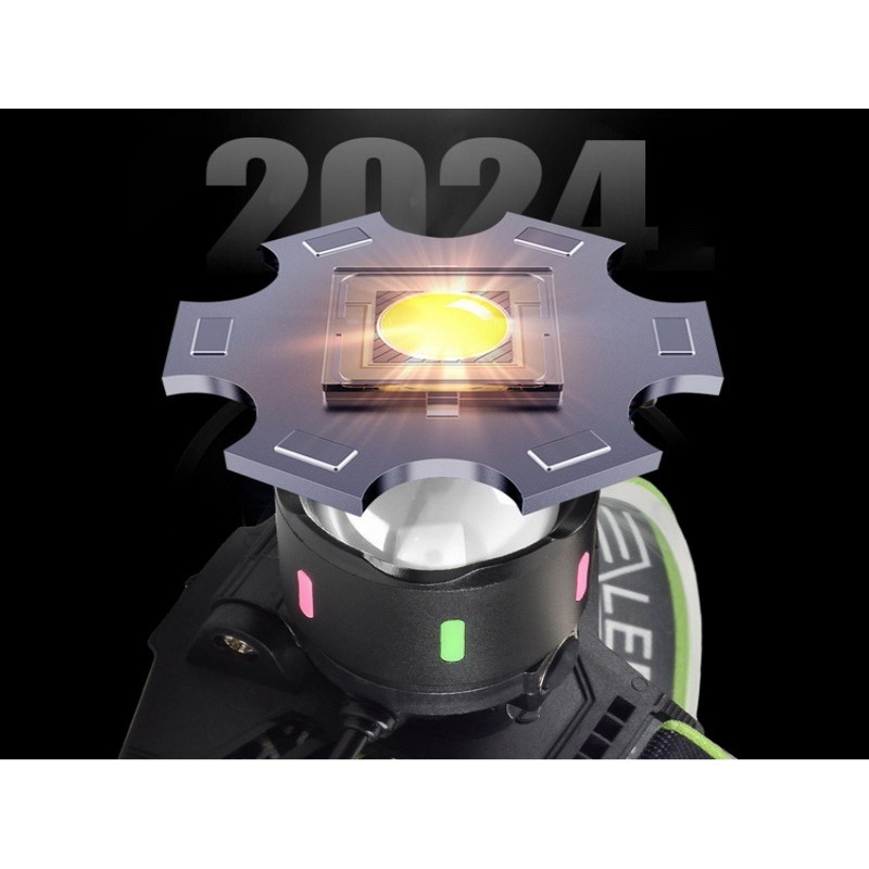 新款 白激光 CREE L2 焦距可調 釣魚燈 釣魚頭燈 抓魚燈 捕魚燈 野採 東引 上礁-細節圖3