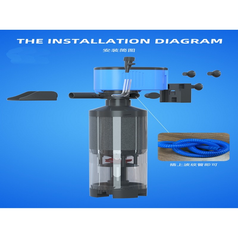 多功能魚缸吸便過濾器 吸魚缸吸便器 沖水馬達 過濾馬達 增氧馬達 造流馬達 增氧 造浪 抽水 培菌 過濾-細節圖3