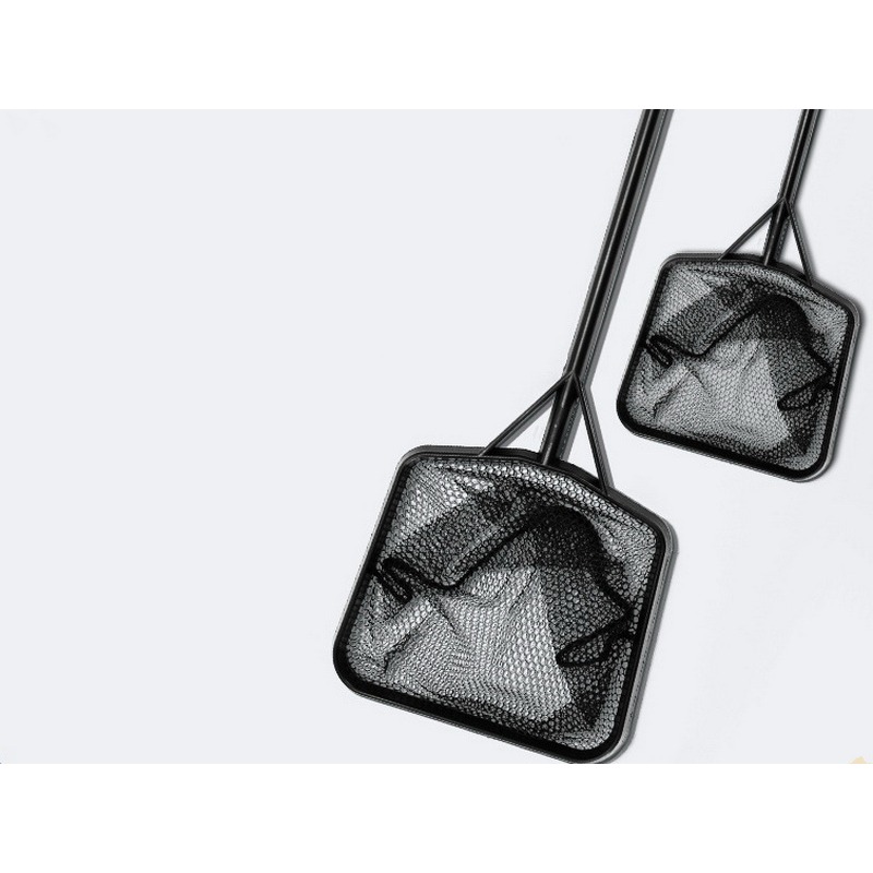 撈魚網 魚缸漁撈 伸縮撈網 捕魚網 手撈網 抄網 水族箱清潔撈魚網兜方形伸縮魚撈手抄魚網觀賞金魚網-細節圖2