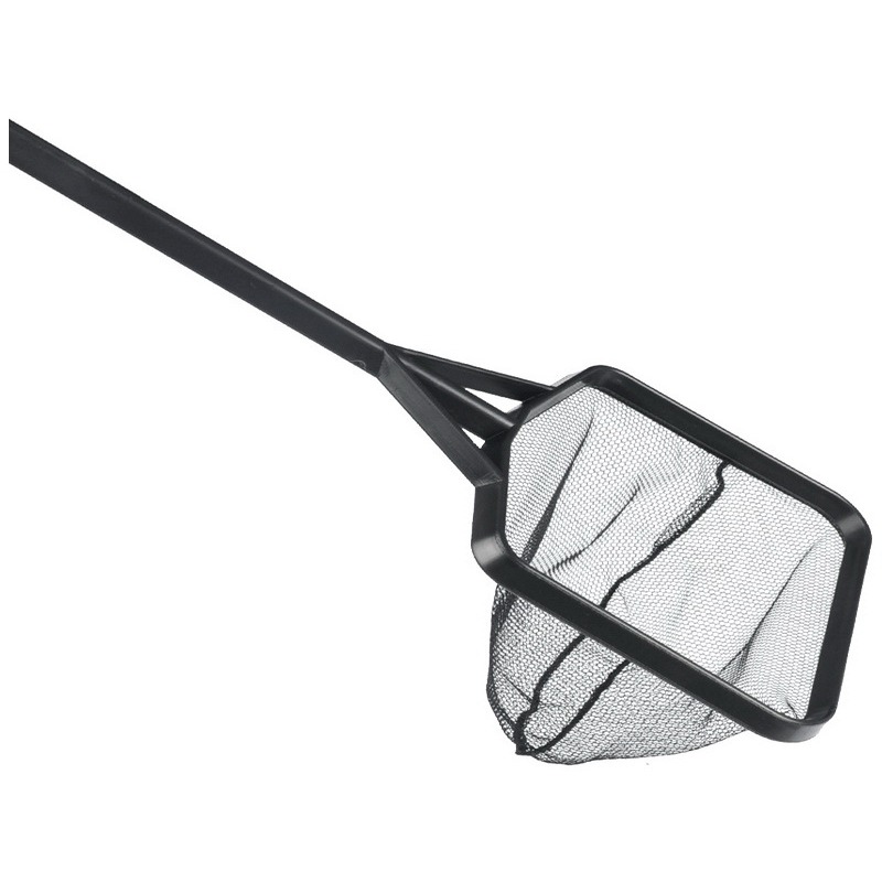 撈魚網 魚缸漁撈 伸縮撈網 捕魚網 手撈網 抄網 水族箱清潔撈魚網兜方形伸縮魚撈手抄魚網觀賞金魚網-細節圖3