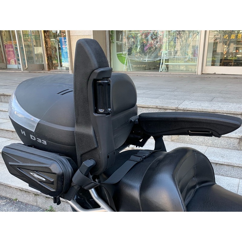 機車後座扶手 後箱扶手 適用於通用型後尾箱 鉆空固定 尾箱加裝扶手 摩托車 機車 後座 扶手-細節圖2