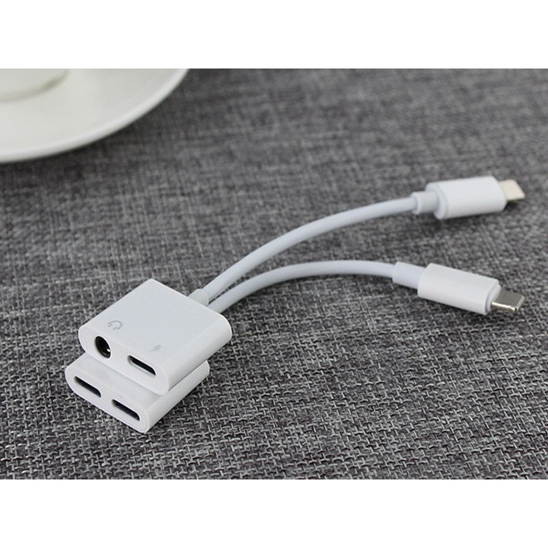 耳機轉接器 聽歌充電 耳機轉接頭 耳機轉換線 iPhone TYPEC 安卓 三星 一分二音頻線 充電-細節圖3