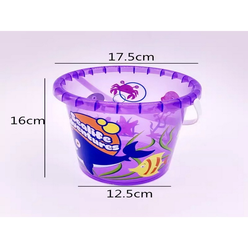 水桶 挖沙水桶 小水桶 提水水桶 卡通水桶 玩沙水桶 玩水水桶 抓魚水桶-細節圖4